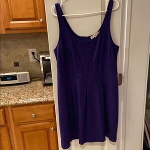 LOFT Deep Purple Smmer Dress